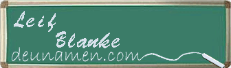 Leif Blanke Visitenkarte